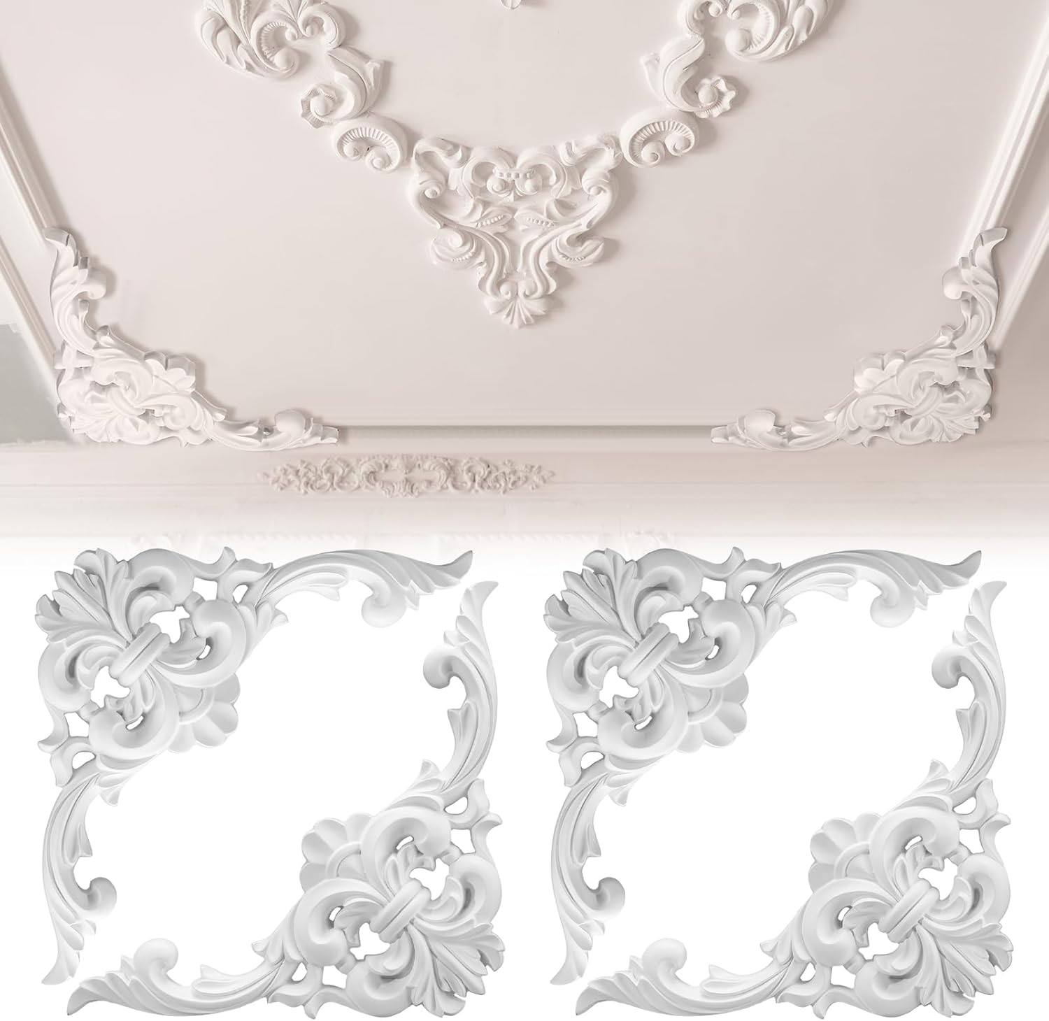 Embroidery Wall Art - Kit de molduras de PU para