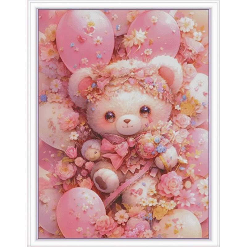 Embroidery Tas - ZZ3887 oso 14CT 16CT impreso en