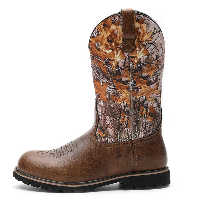 Embroidery On Leather - Botas de Hombre Talla Grande 48,
