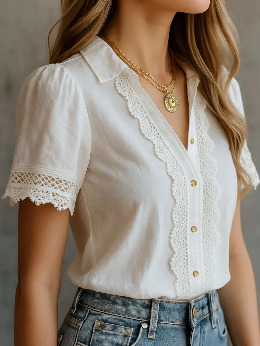 Embroidery Online - Elegantes Camisas de Mujer, Casuales, de