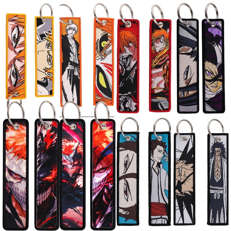 Embroidery Gift - Llavero Bordado de Anime BLEACH, Decoración