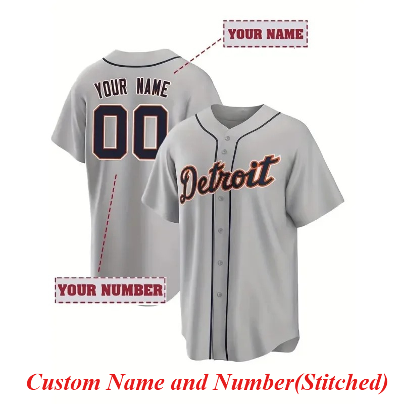 Embroidery Uniform - Camiseta de béisbol bordada con nombre