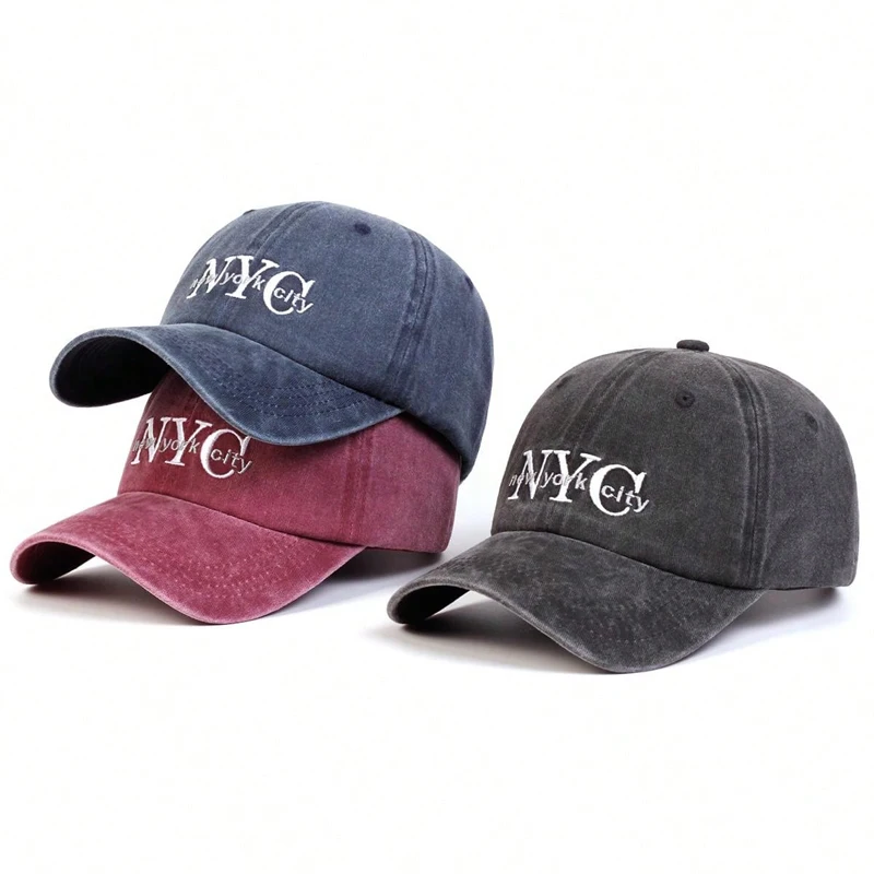 Embroidery Nyc - Gorras de béisbol unisex con bordado