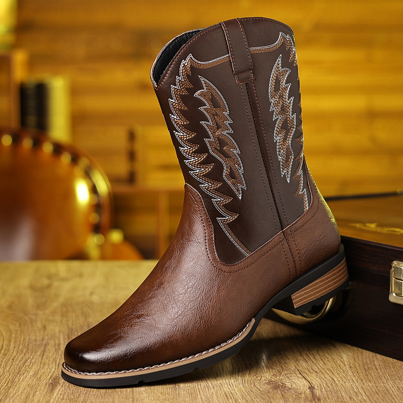 Botas de vaquero occidentales  - Embroidery On Leather reseña y precio