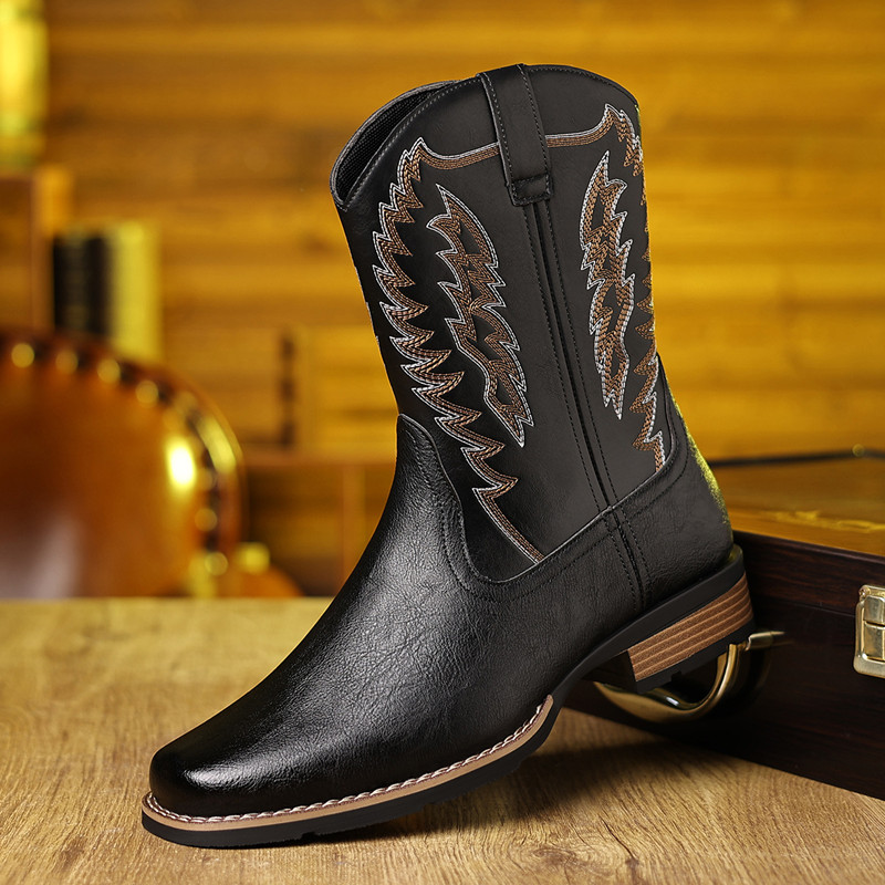 Botas de vaquero occidentales  - Embroidery On Leather reseña y precio