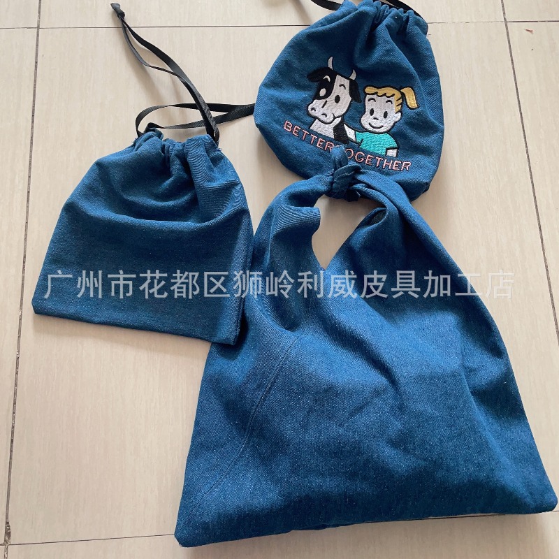 Bolso de Mano de Mezclilla con - Embroidery Gift reseña y precio