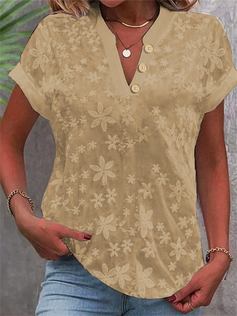 Blusa blanca con bordado Flora - Embroidery Uniform reseña y precio