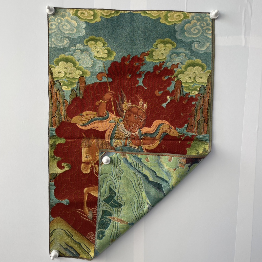 Pantalla colgante Thangka de 3 - Embroidery Horse reseña y precio