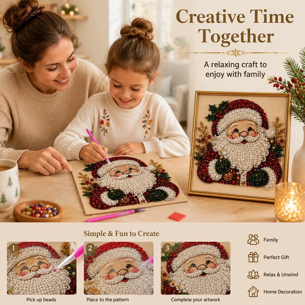 Kit de Arte con Perlas de Papá - Embroidery Wall Art reseña y precio