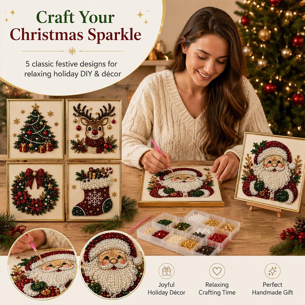 Kit de Arte con Perlas de Papá - Embroidery Wall Art reseña y precio