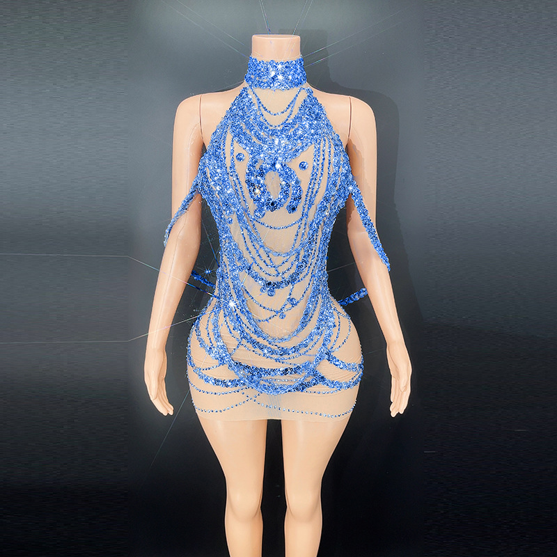 Vestidos de graduación platead - Embroidery Beads reseña y precio