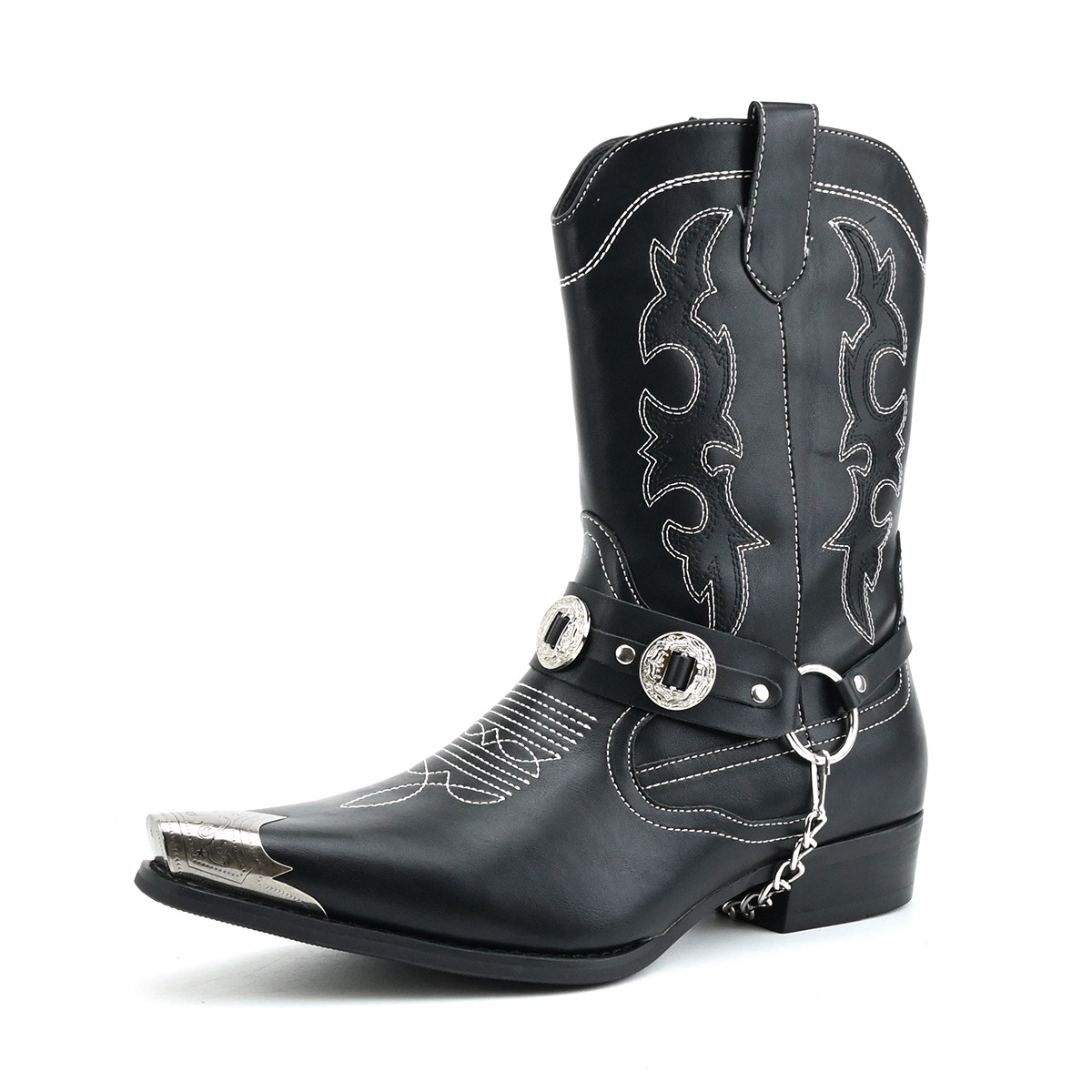 Botas de cuero estilo western  - Embroidery On Leather reseña y precio