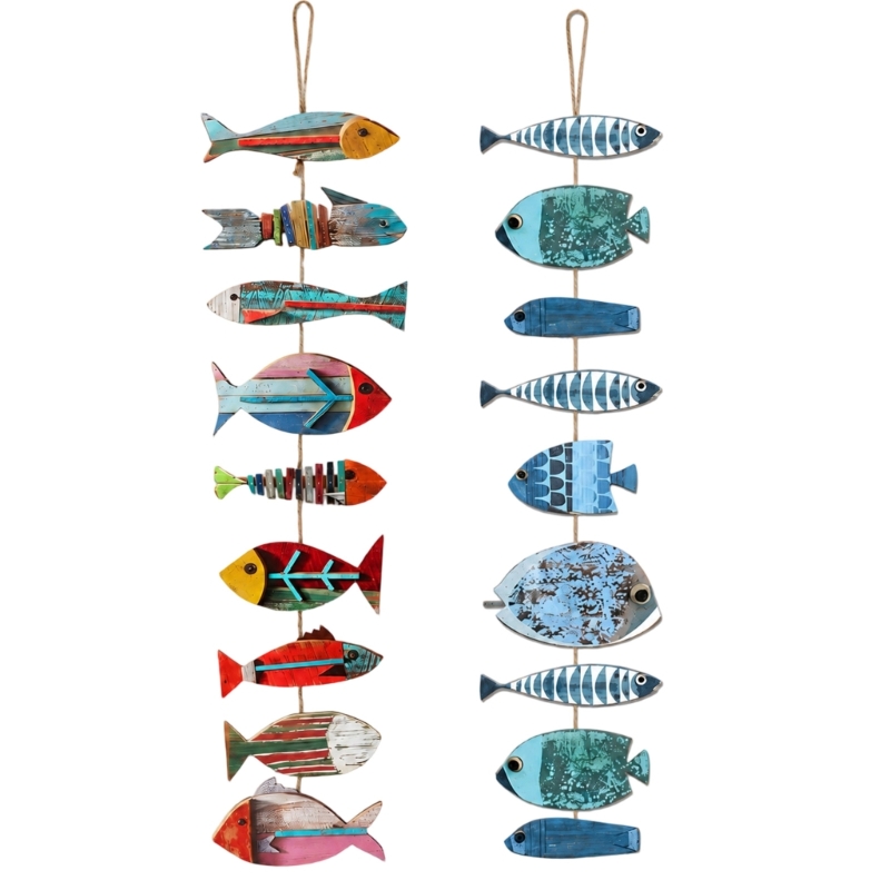 Letrero colgante pared pez mad - Embroidery Wall Art reseña y precio