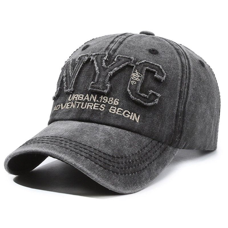 Gorra de béisbol negra ajustab - Embroidery Nyc reseña y precio