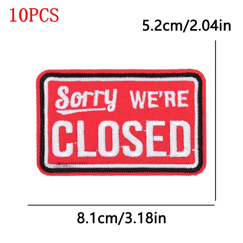 10PCS/Set Parches Bordados de  - Embroidery Nyc reseña y precio