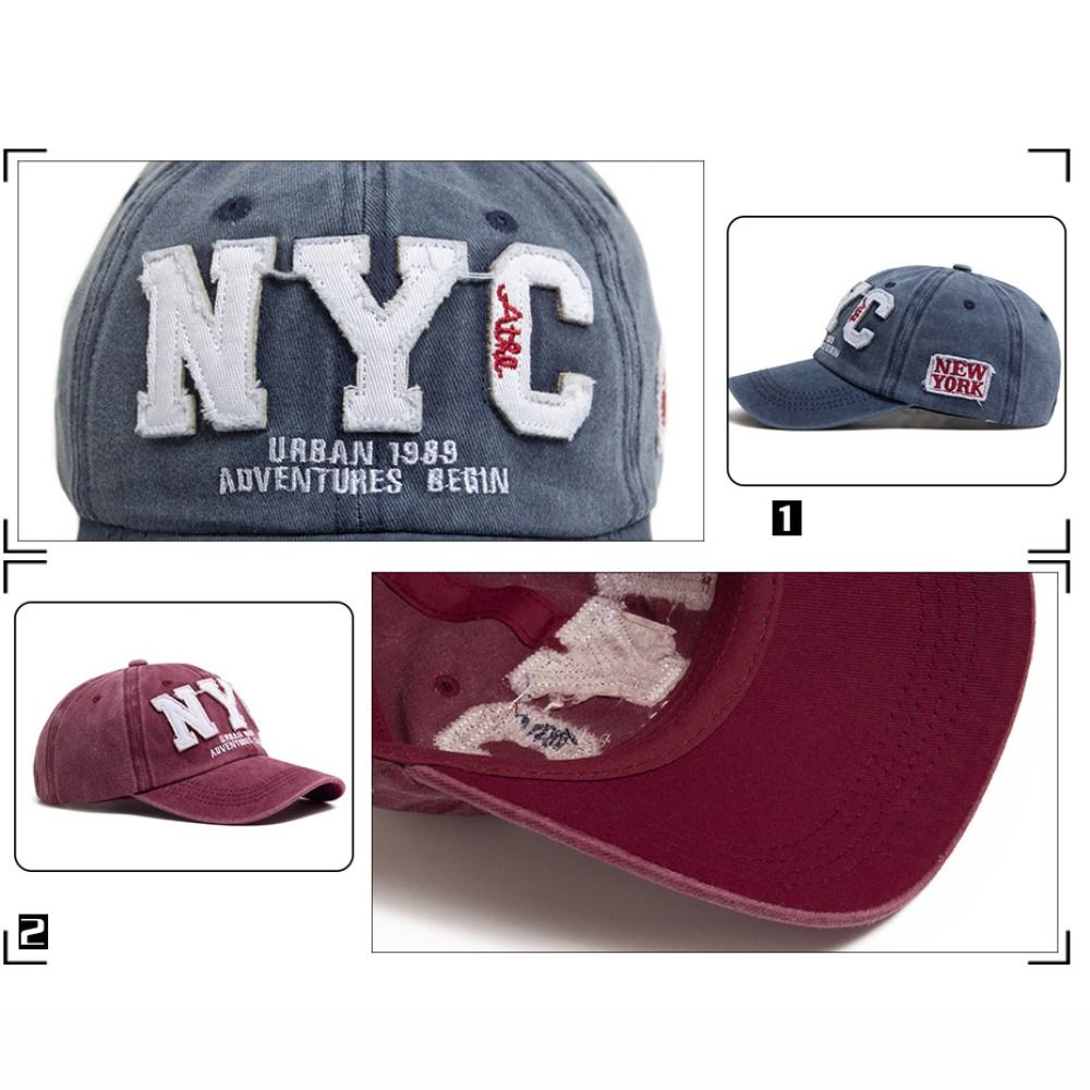 Gorra de béisbol bordada NEW Y - Embroidery Nyc reseña y precio