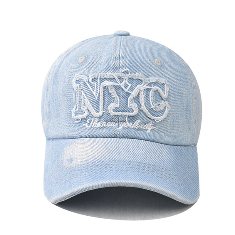 Gorra de béisbol de mezclilla  - Embroidery Nyc reseña y precio