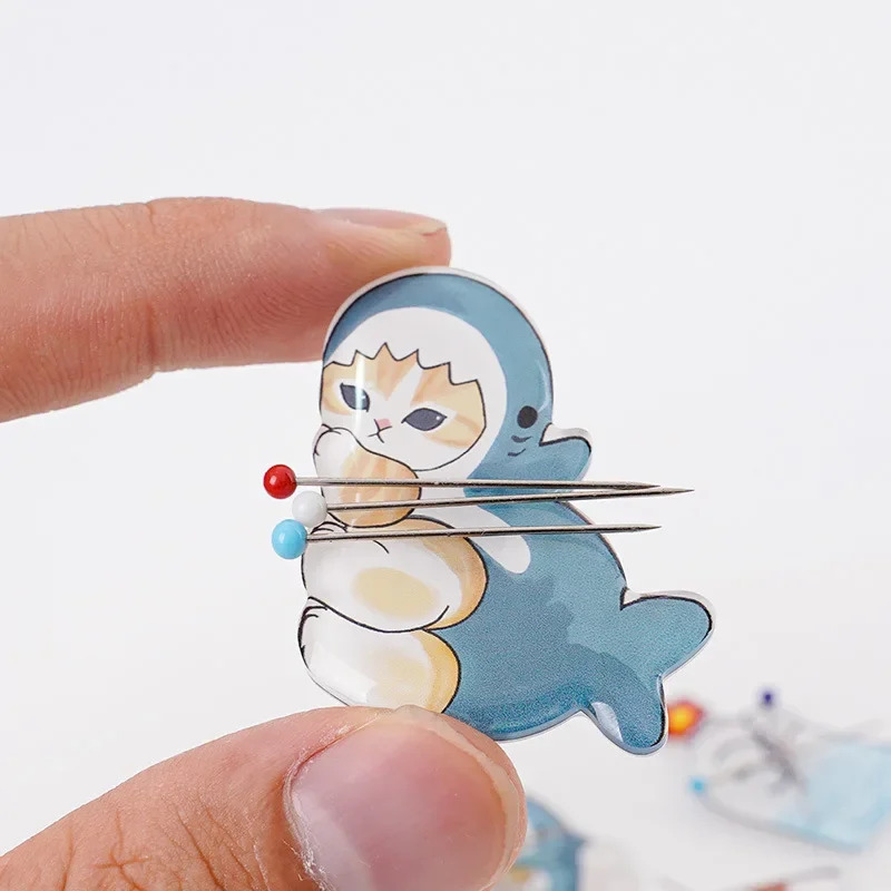 Aguja acrílica de gato lindo,  - Needle Minder Magnet reseña y precio