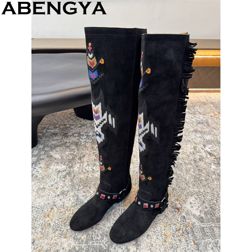 ABENGYA 2026 invierno nuevas b - Embroidery On Leather reseña y precio