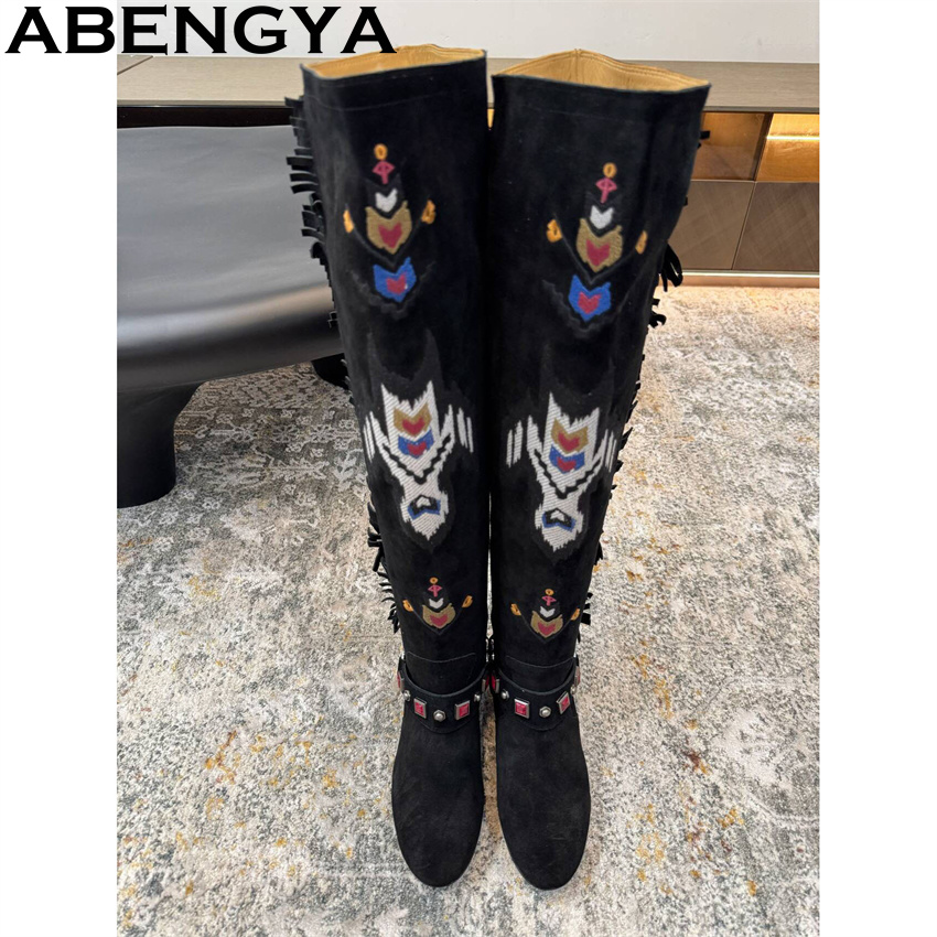 ABENGYA 2026 invierno nuevas b - Embroidery On Leather reseña y precio