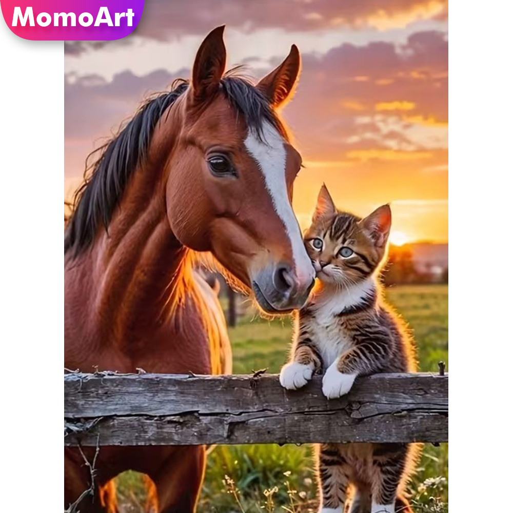 Momoart Mosaico de Diamantes C - Embroidery Horse reseña y precio