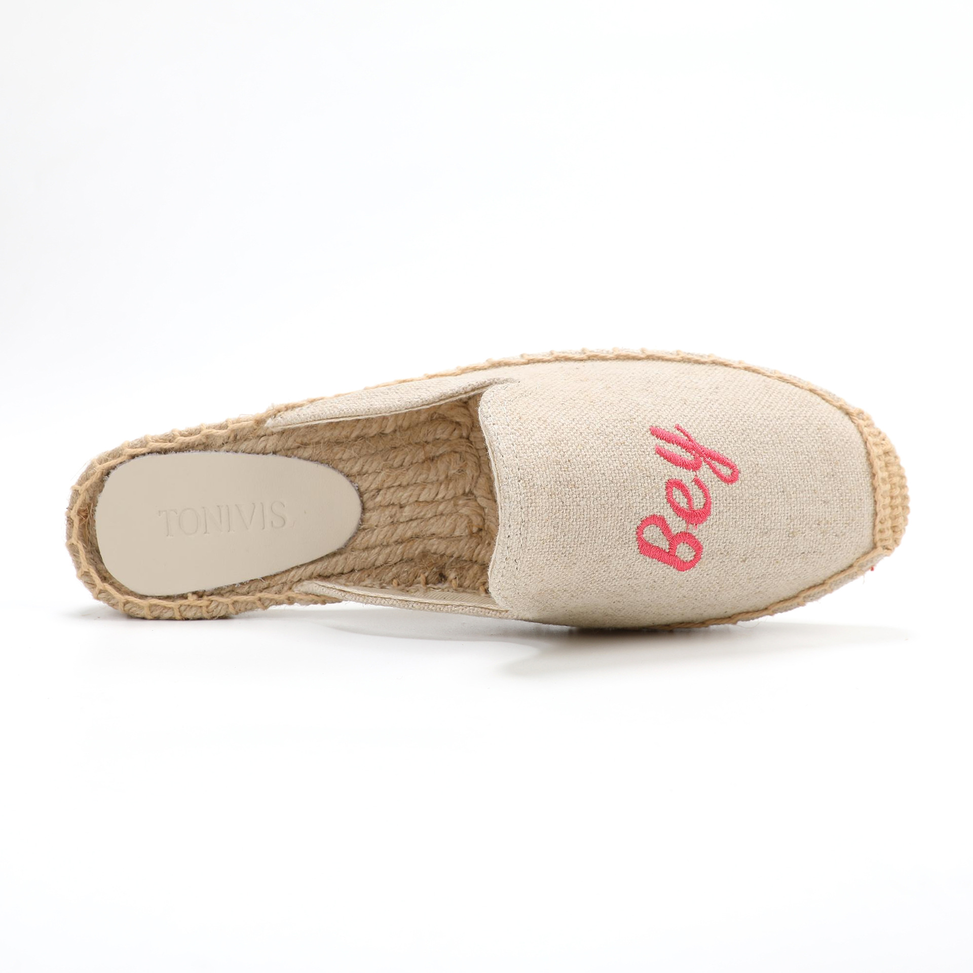Zapatillas de lino con bordado - Embroidery On Leather reseña y precio