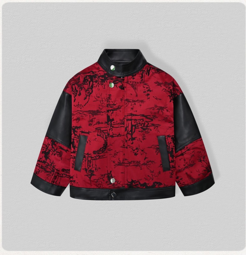 Chaqueta de cuero Pu con borda - Embroidery Uniform reseña y precio