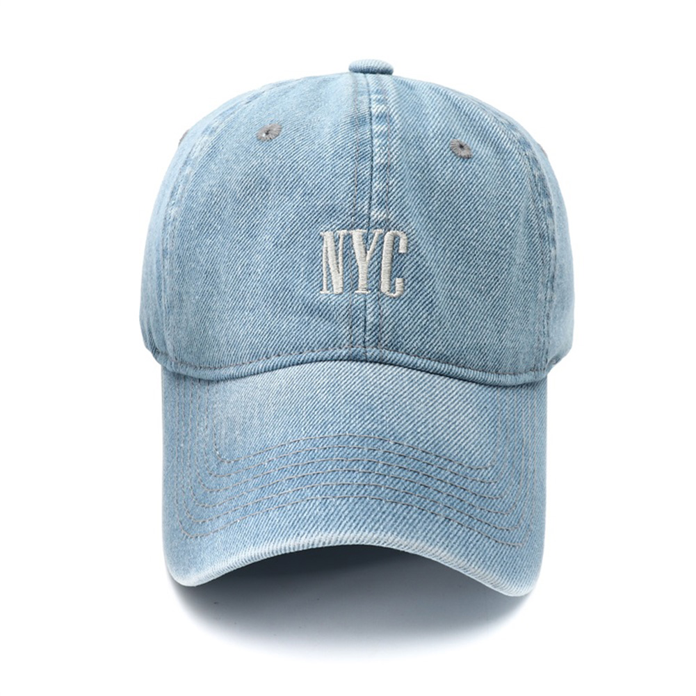 Gorra de béisbol de mezclilla  - Embroidery Nyc reseña y precio