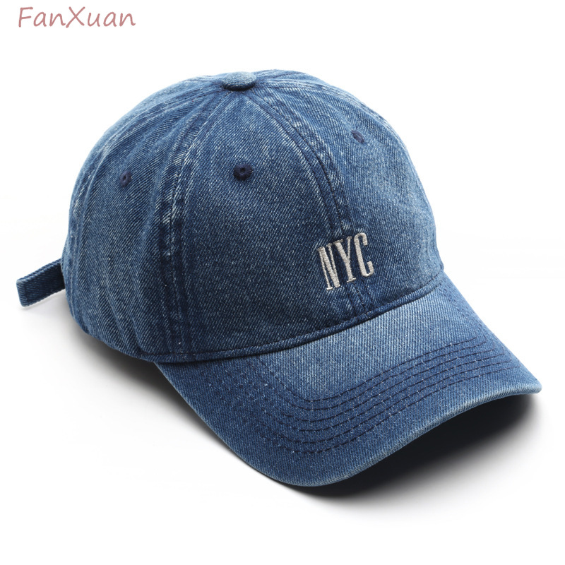 Gorra de béisbol de mezclilla  - Embroidery Nyc reseña y precio
