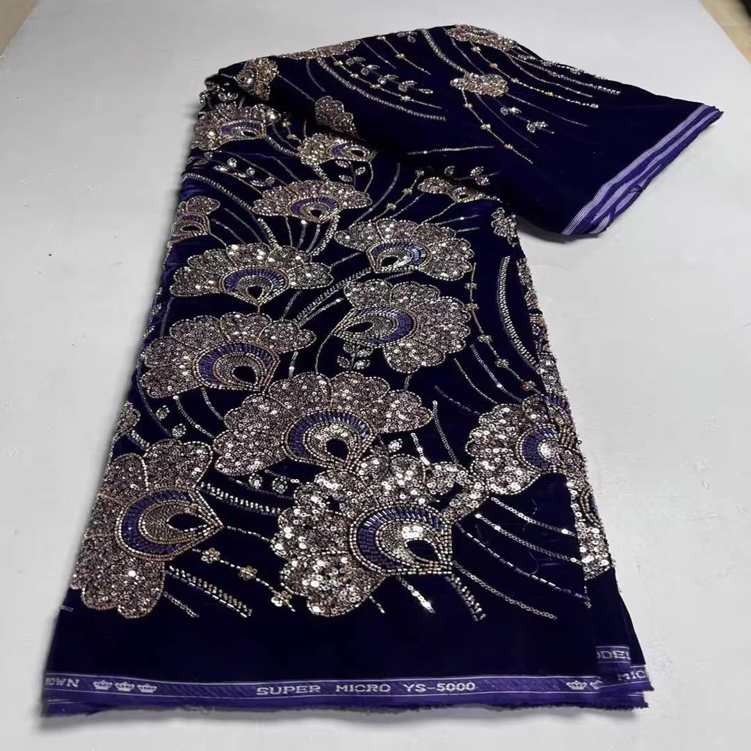 Tela de terciopelo nueva de 5  - Embroidery Beads reseña y precio