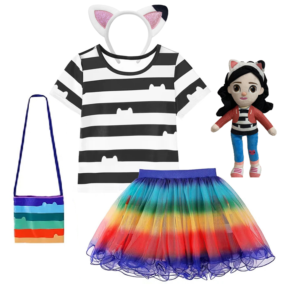 Conjuntos de falda para niñas, - Embroidery Uniform reseña y precio