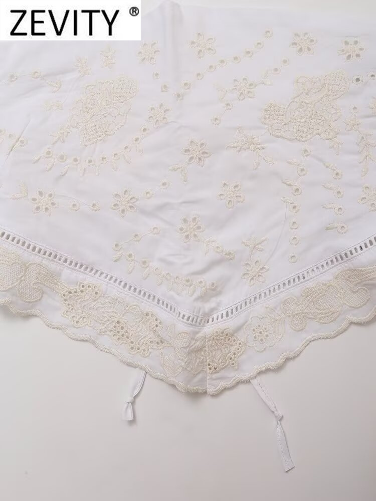 Zevity-blusa bordada sin tiran - Embroidery Online reseña y precio