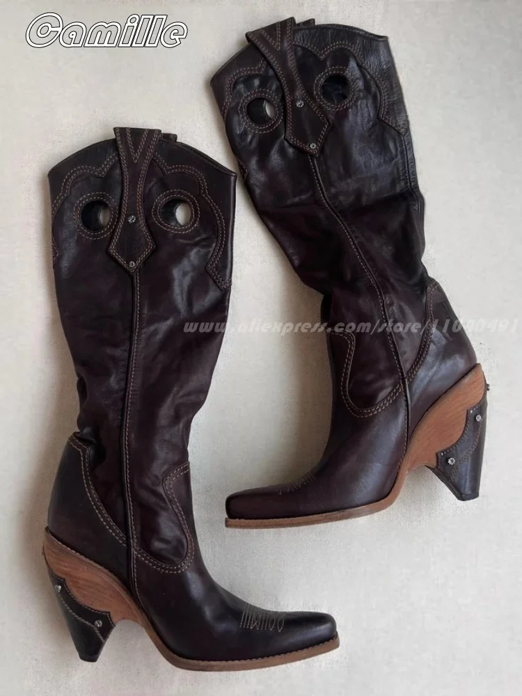 2025 Botas sexy plisadas que c - Embroidery On Leather reseña y precio