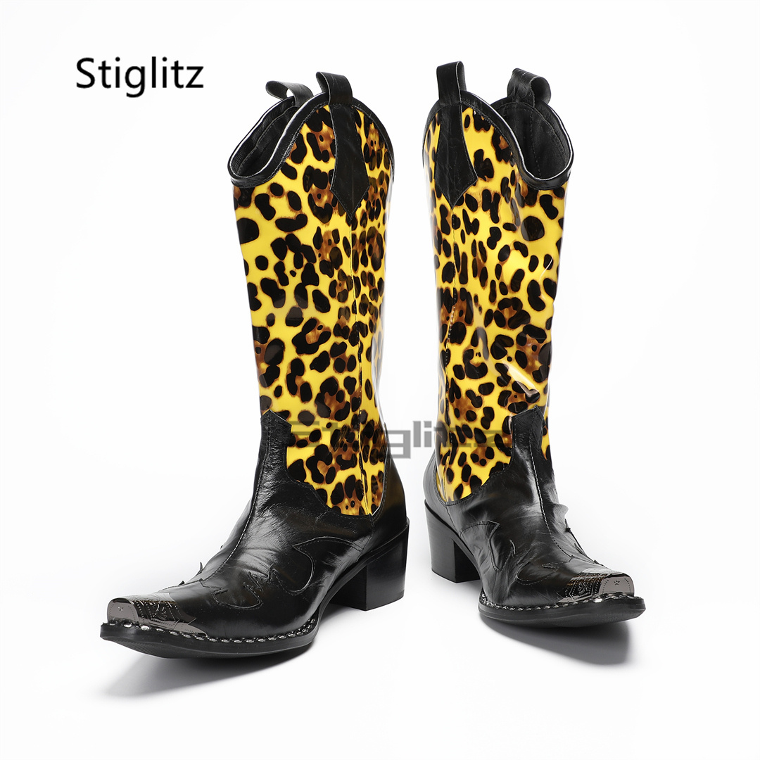 Botas de montar con estampado  - Embroidery On Leather reseña y precio