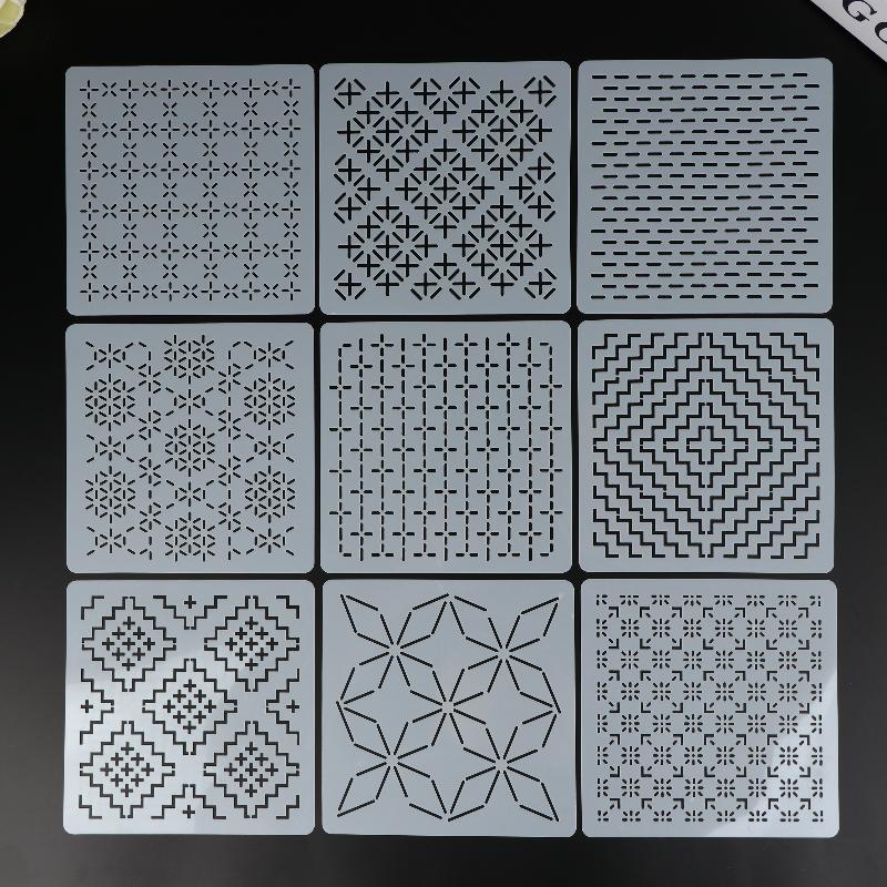 Plantillas de Bordado Sashiko, - Embroidery Tools reseña y precio