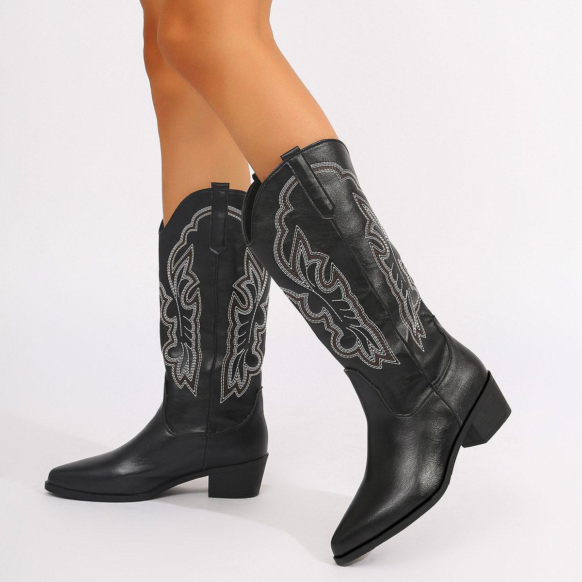 Botas de vaquero bordadas de t - Embroidery On Leather reseña y precio