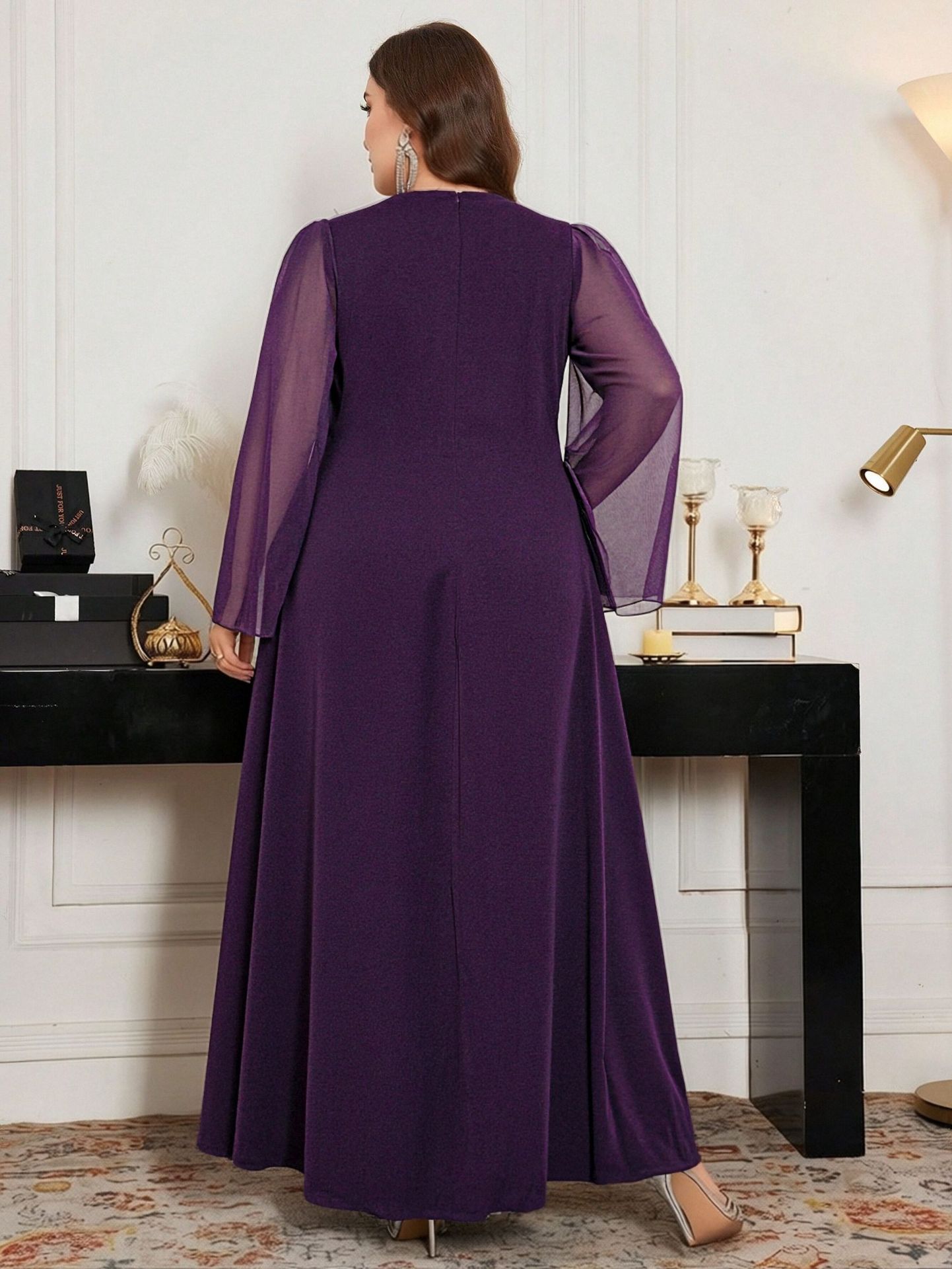 Elegante Vestido de Fiesta For - Embroidery Beads reseña y precio