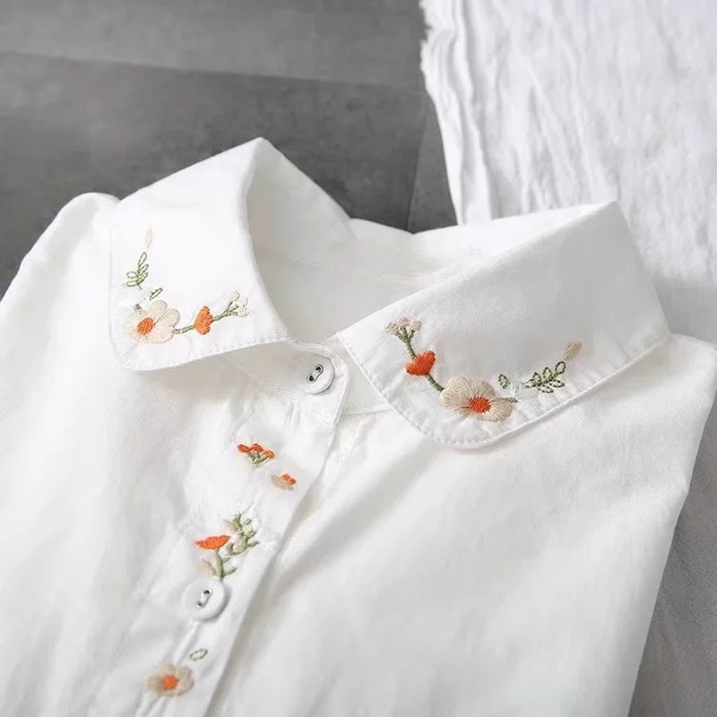 Nuevas camisas blancas de algo - Embroidery Online reseña y precio