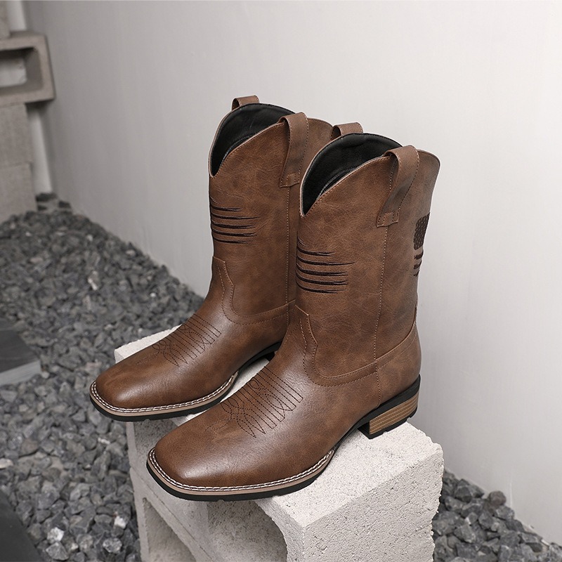Botas de vaquero occidentales  - Embroidery On Leather reseña y precio