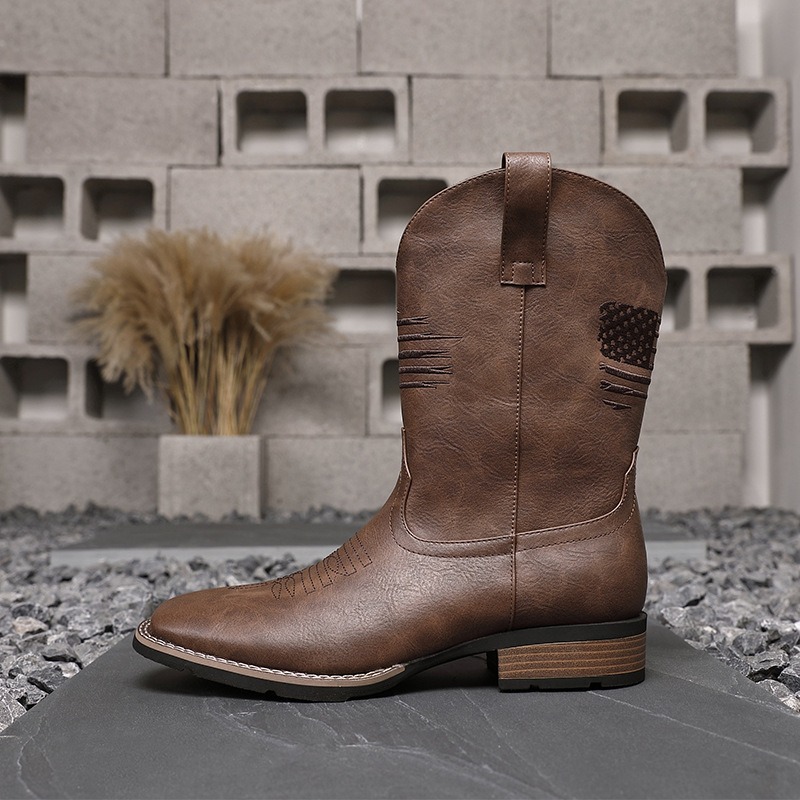 Botas de vaquero occidentales  - Embroidery On Leather reseña y precio