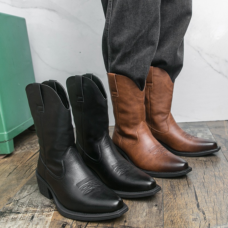 Botas de Hombre Clásicas con B - Embroidery On Leather reseña y precio