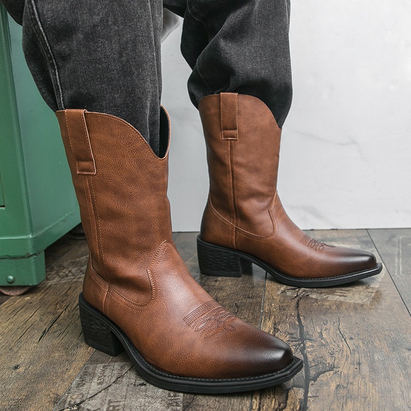 Botas de Hombre Clásicas con B - Embroidery On Leather reseña y precio