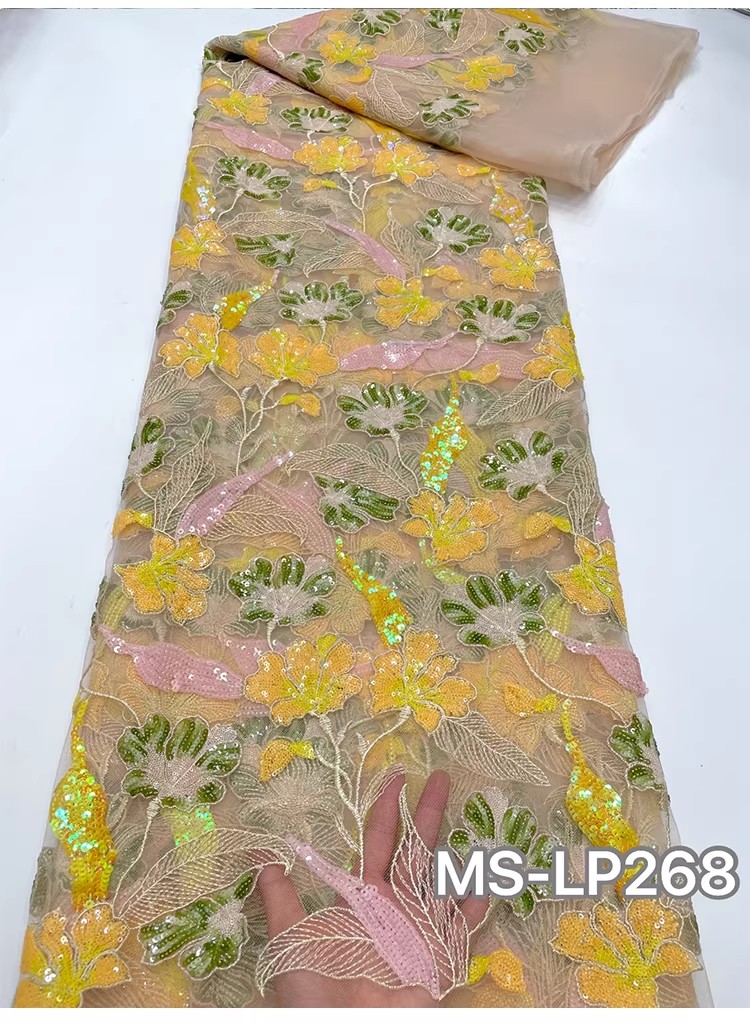 1 yarda de tela de lujo de dob - Embroidery Beads reseña y precio