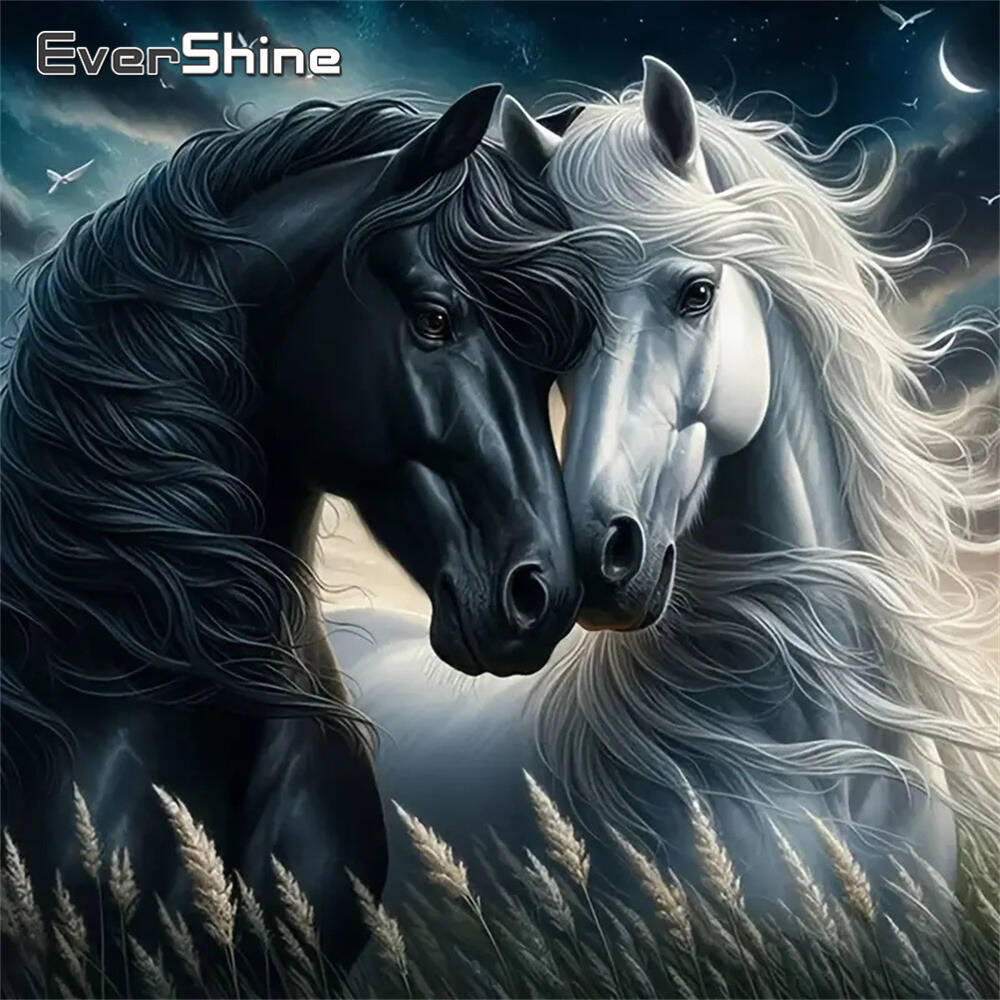 Evershine-pintura de diamante, - Embroidery Horse reseña y precio