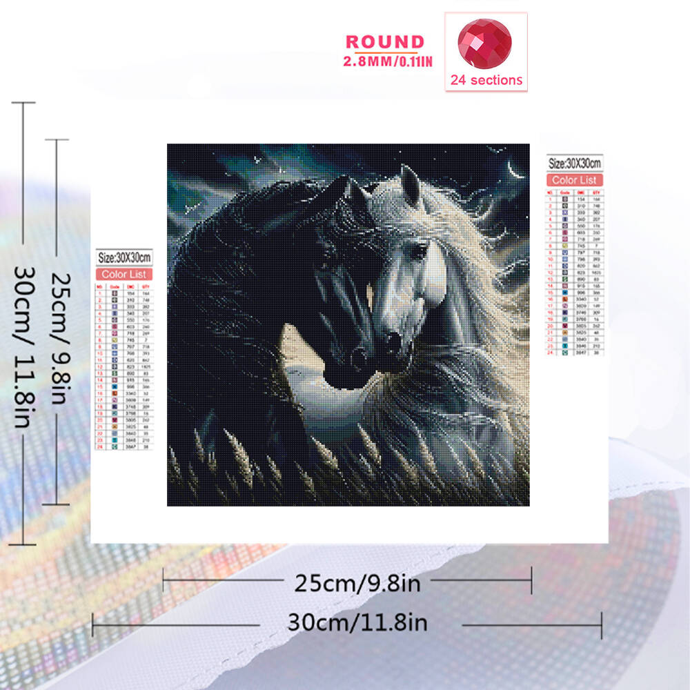 Evershine-pintura de diamante, - Embroidery Horse reseña y precio