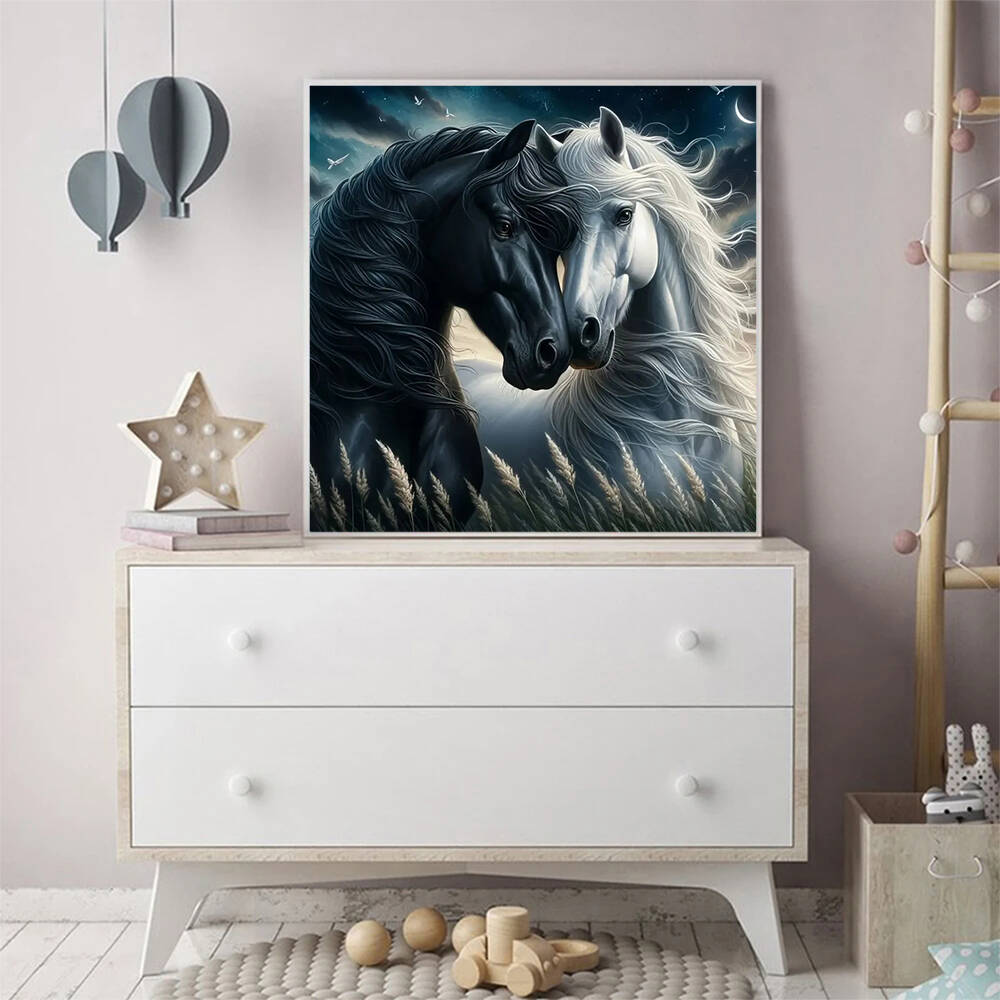 Evershine-pintura de diamante, - Embroidery Horse reseña y precio